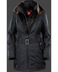 Jacken-Coat Zermatt Lang RainbowAirTec Midnightblue Jacke Damen Winter - Jacken-Coat Winterjacke | jackenjackets.de