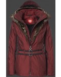 Jacken-Coat Zermatt RainbowAirTec Granat Jacke Damen Winter - Jacken-Coat Schneezauber | jackenjackets.de
