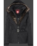 Jacken-Coat Zermatt RainbowAirTec Schwarz Jacke Damen Winter - Jacken-Coat Schneezauber | jackenjackets.de